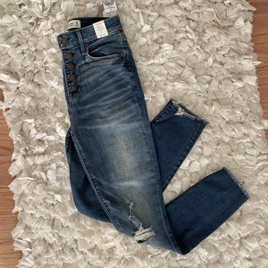 Abercrombie Curve Love High Rise Skinny Jeans, leggings, size 0